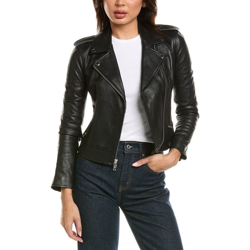 L’Agence Womens  Biker Jacket